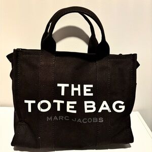Marc Jacobs Black and White Canvas Tote